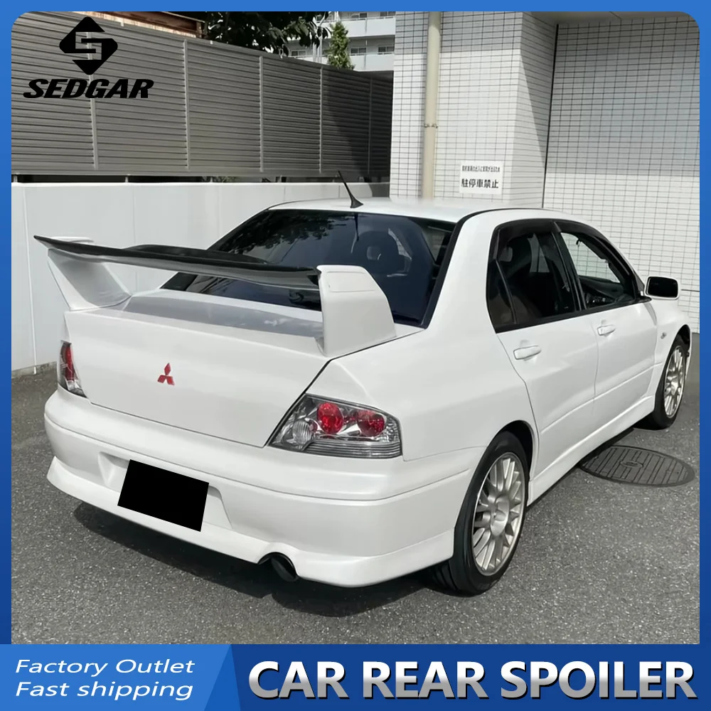 Фото Для Mitsubishi Lancer EX Galant FORTIS 2000-2016 годов: высококачественный глянцевый черный спойлер на багажник в стиле GT из АБС-пластика №1