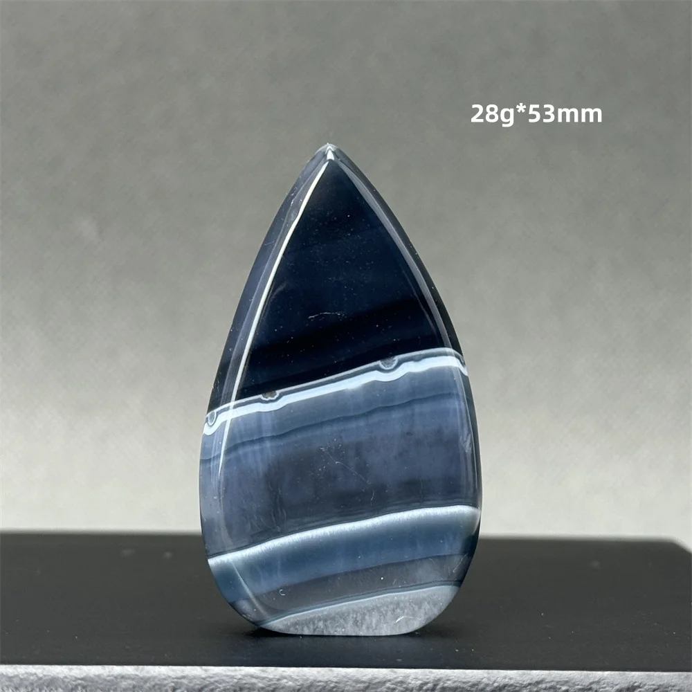 

Черный оникс, шелковая полоса, свободной формы