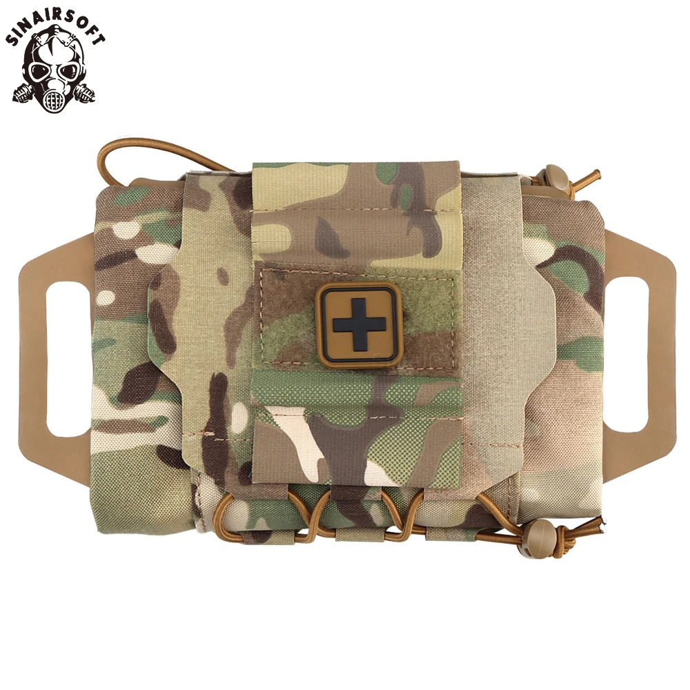 

SINAIRSOFT Two-piece System Med Roll Carrier Hypalon Handle Rapid Deploy Medical First Aid Pouch Detachable Inner Tank