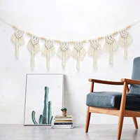 macrame boho tapestry wall hanging handmade woven cotton rope tapestries decoration for home bedroom living room
