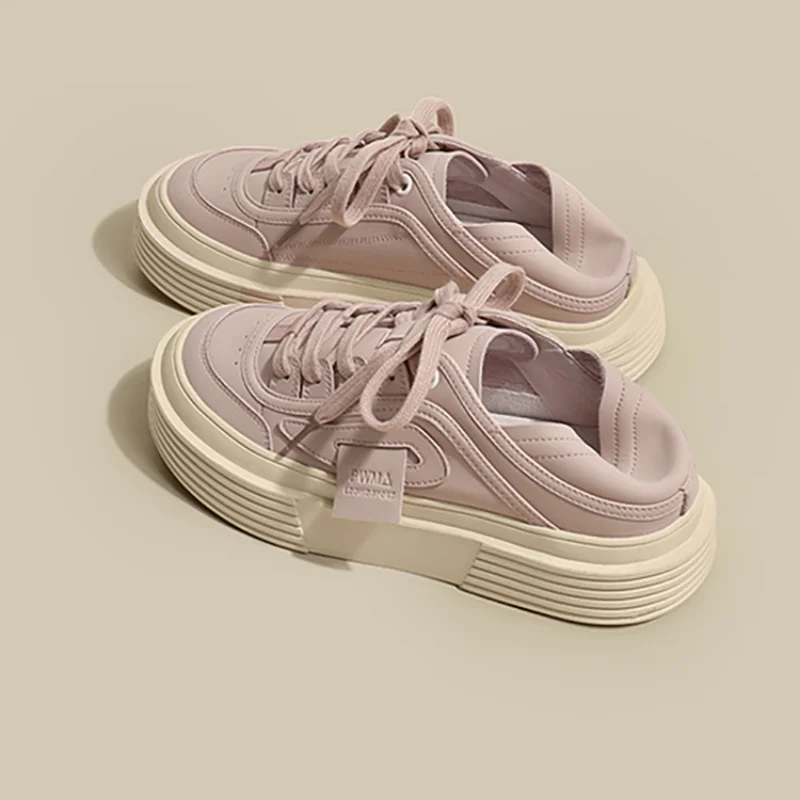 Сплошной цвет женская обувь туфли на плоской подошве новинка 2023 года весенние