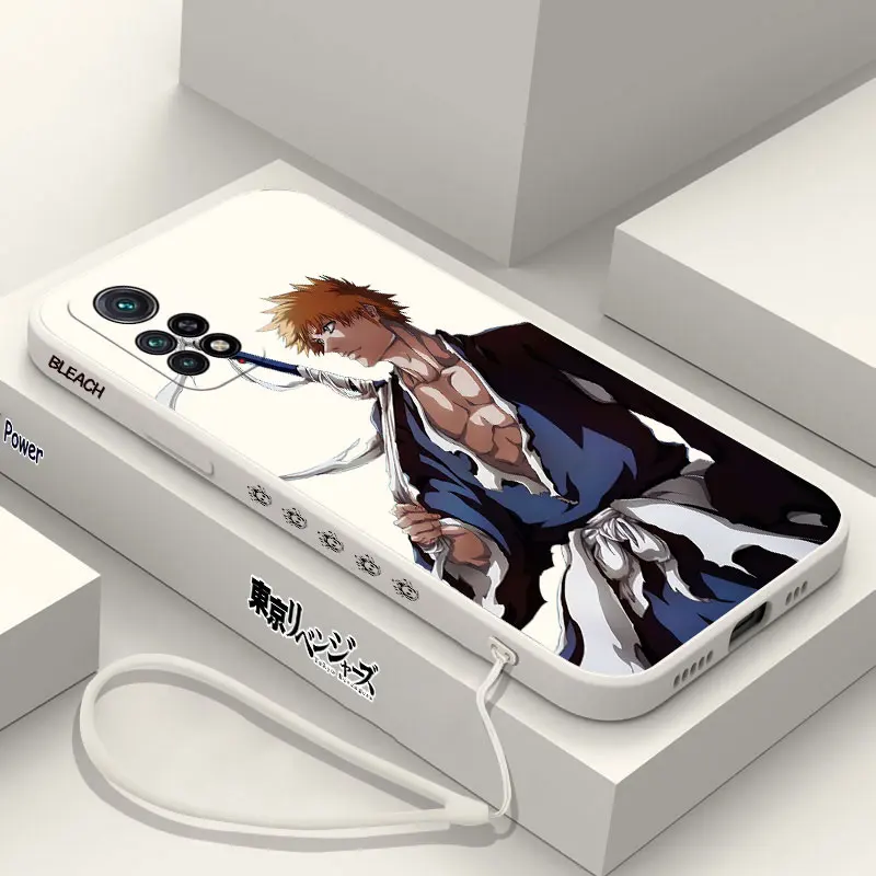 

New Anime Bleach Phone Case For Xiaomi Redmi Note11 11E 11S 10 10A 10X 10S 9C 9 8 7 Pro Plus 10C 9A 9Prime 4G 5G Cover
