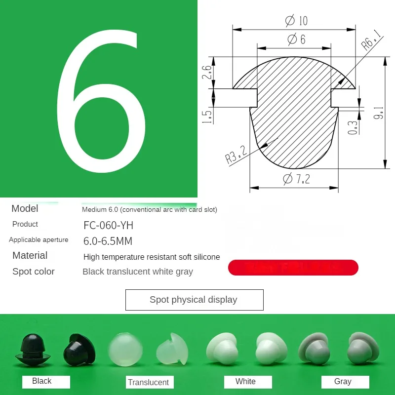 

Резиновые заглушки FC