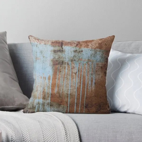 

Rusted Out Sheet Of Metal Printing Throw Pillow Cover Fashion Bedroom Sofa Throw Car Home Soft Decor Bed Pillows not include
