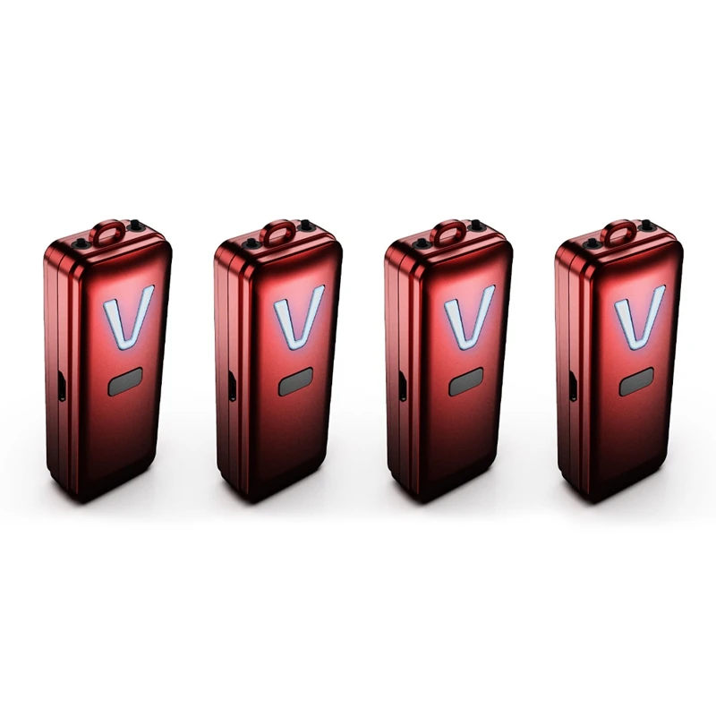 

4X Personal Wearable Air Purifier Necklace Mini Portable Air Freshener Ionizer Negative Ion Generator Red