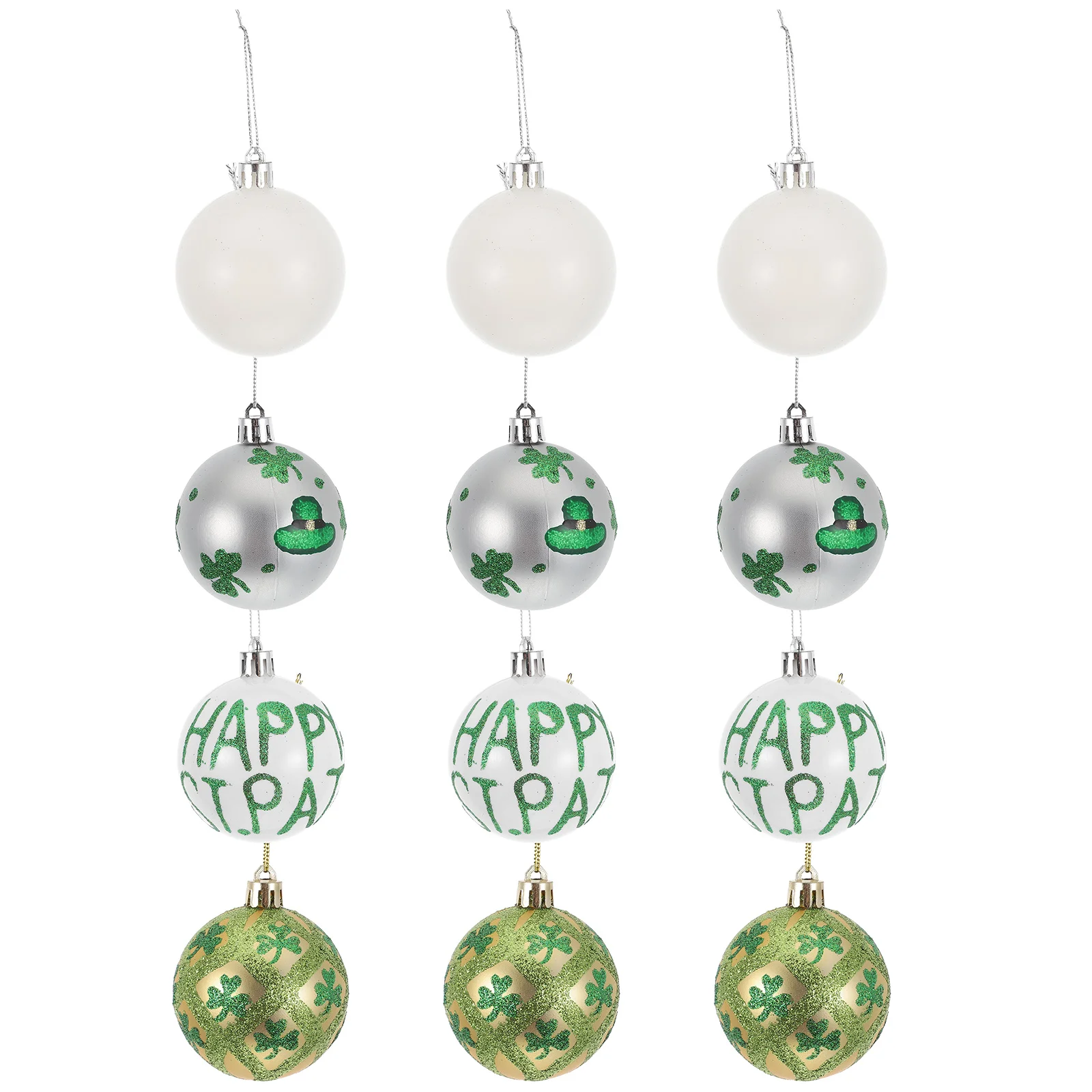 

Patrick S Dayhanging Decorativeornament Decor Baubles Mini Shamrock Ornaments Festival Pendant