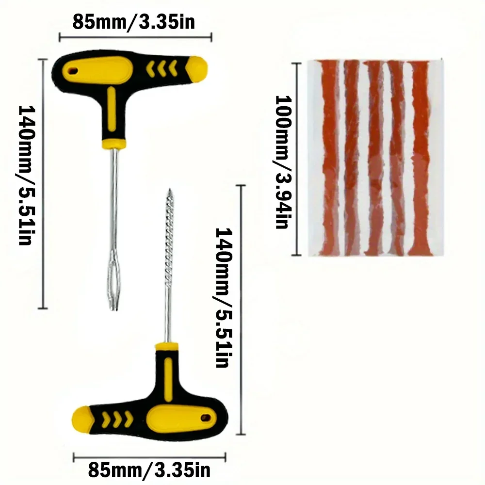 Комплект для ремонта шин автомобиля и мотоцикла инструменты проколов аварийный