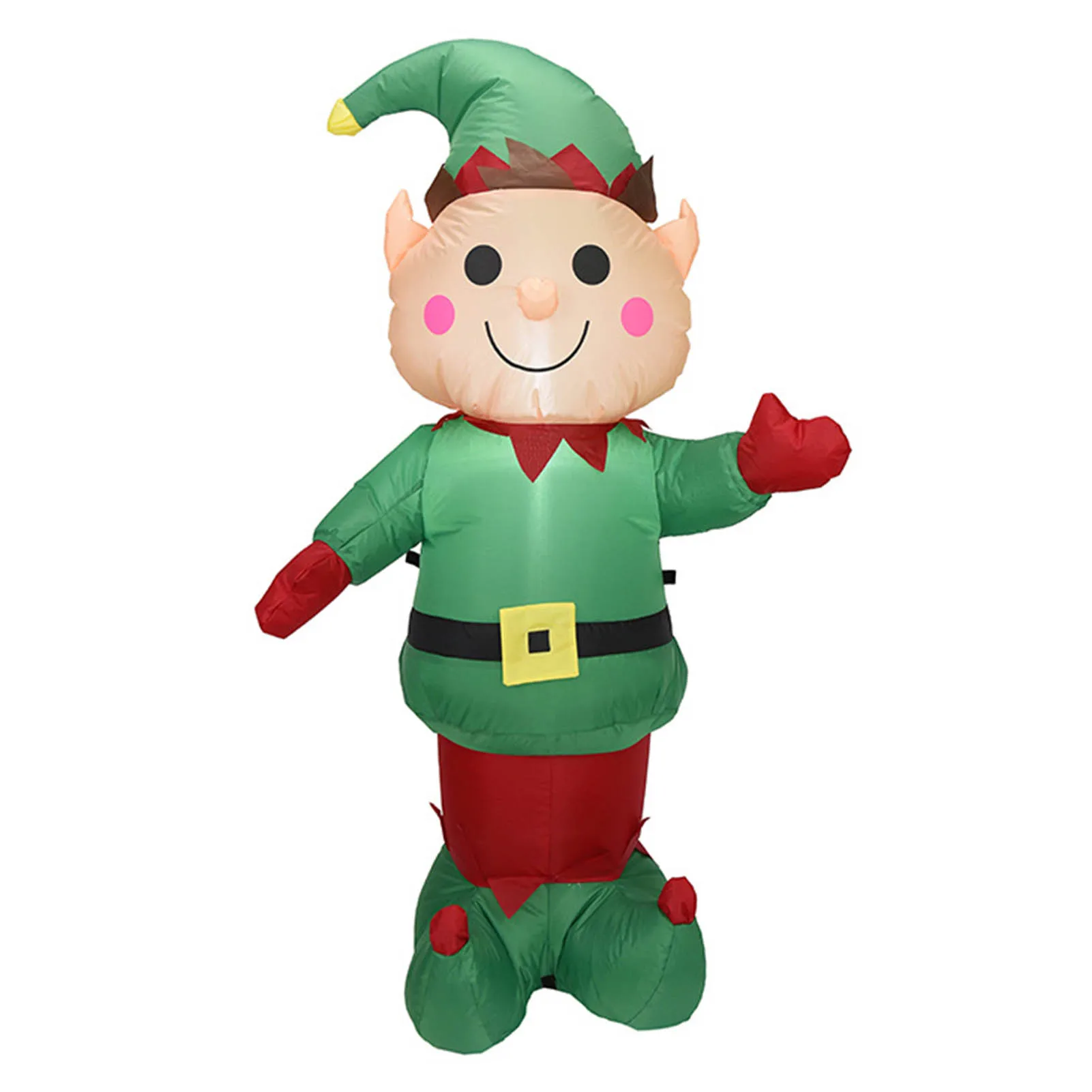

Lighted Christmas Inflatable Elf Christmas Inflatables Outdoor Indoor Holiday Decorations Blow Up Lighted Christmas Yard Decor