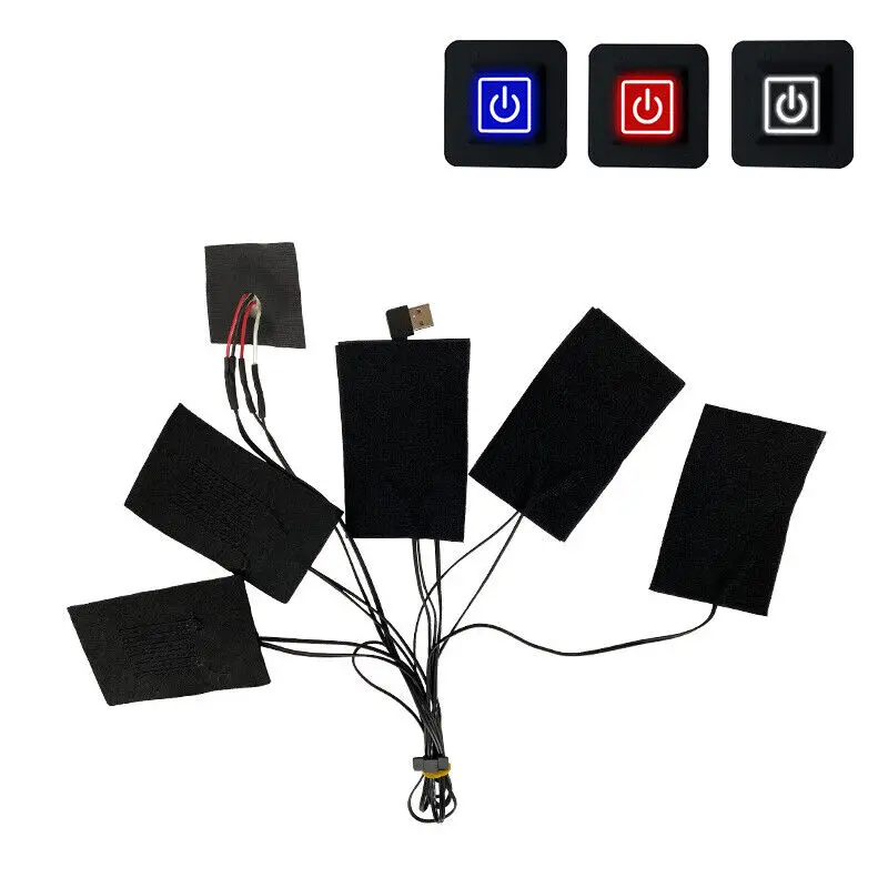 

USB-грелка для одежды, 3 режима, регулируемая температура, 5 в 1