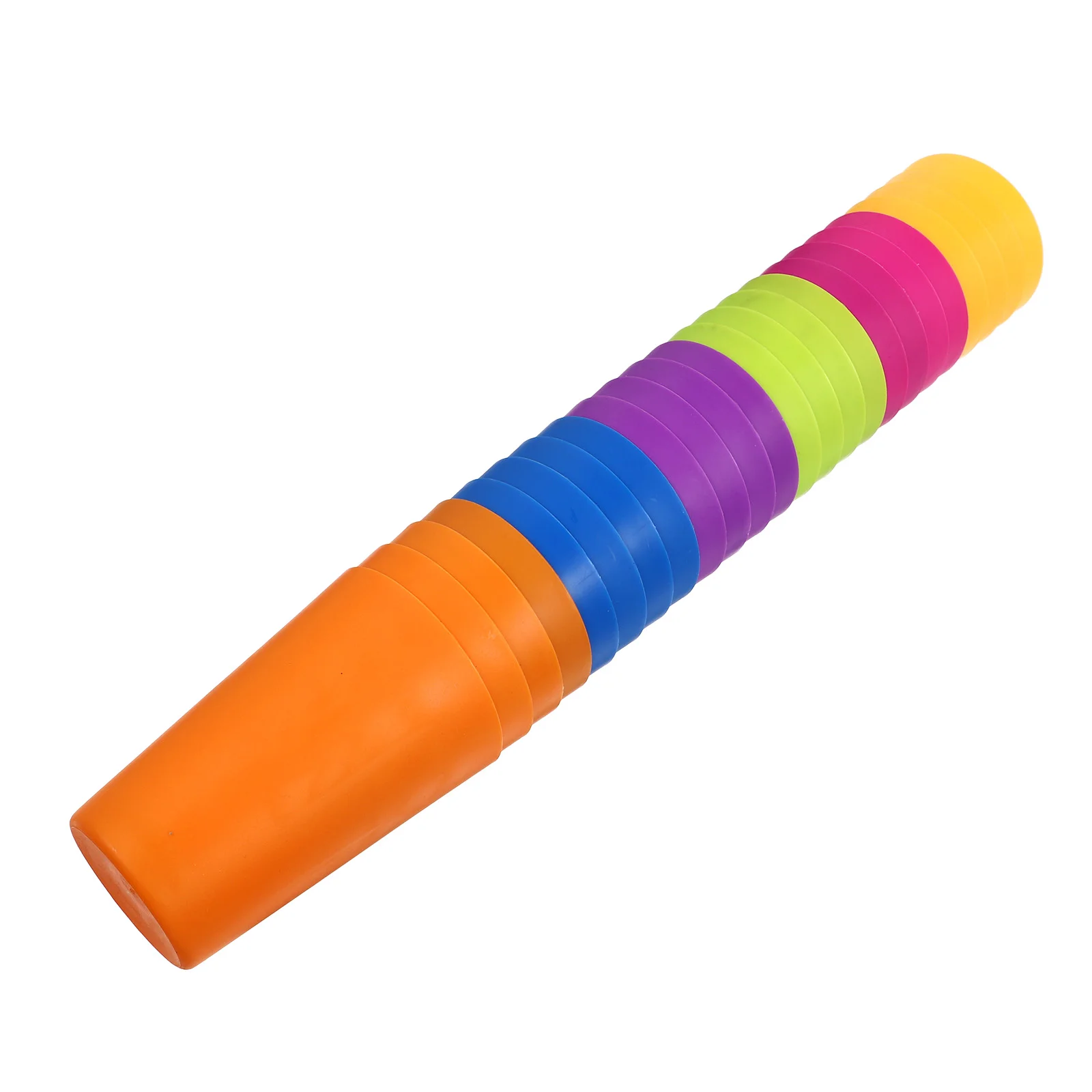 

24 Pcs Plastic Rainbow Cup Home Drinking Beer Mugs Colorful Cups Water Party Supplies