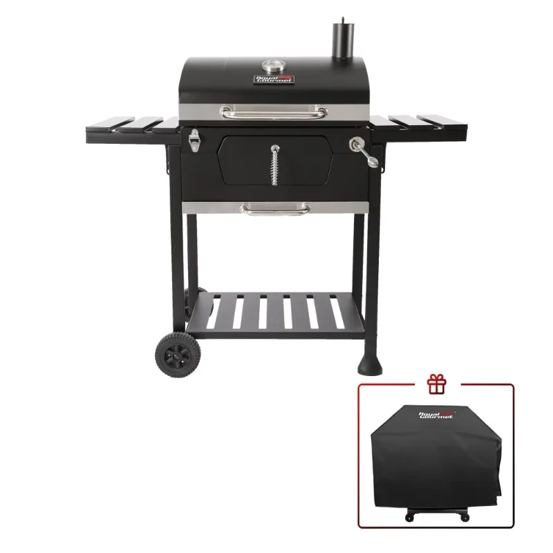 

Royal Gourmet 24" CD1824EC, Charcoal BBQ Grill with Cover