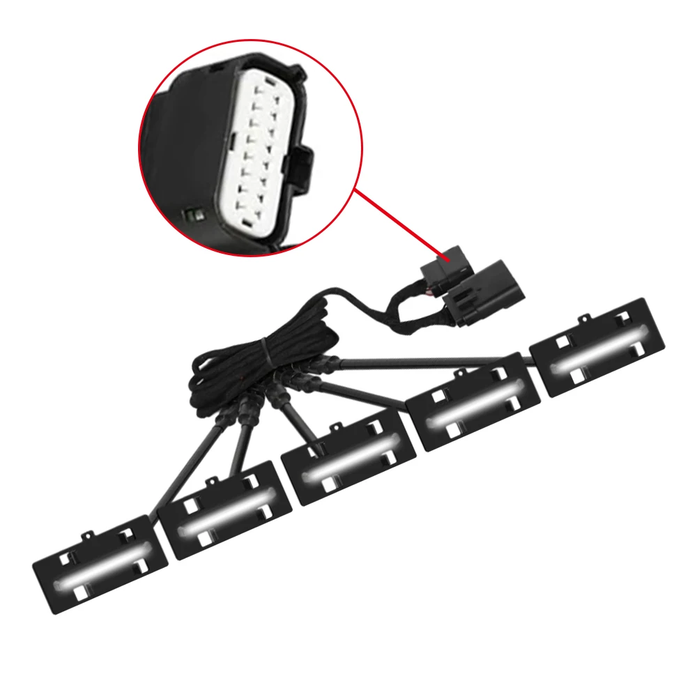 5X Передняя решетка для автомобиля фонарь Ford F150 XL XLT 2021-2023 защищенный от