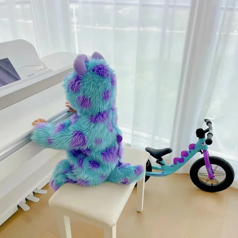 Детский комбинезон с рисунком аниме Sully зимние толстовки для мальчиков и девочек