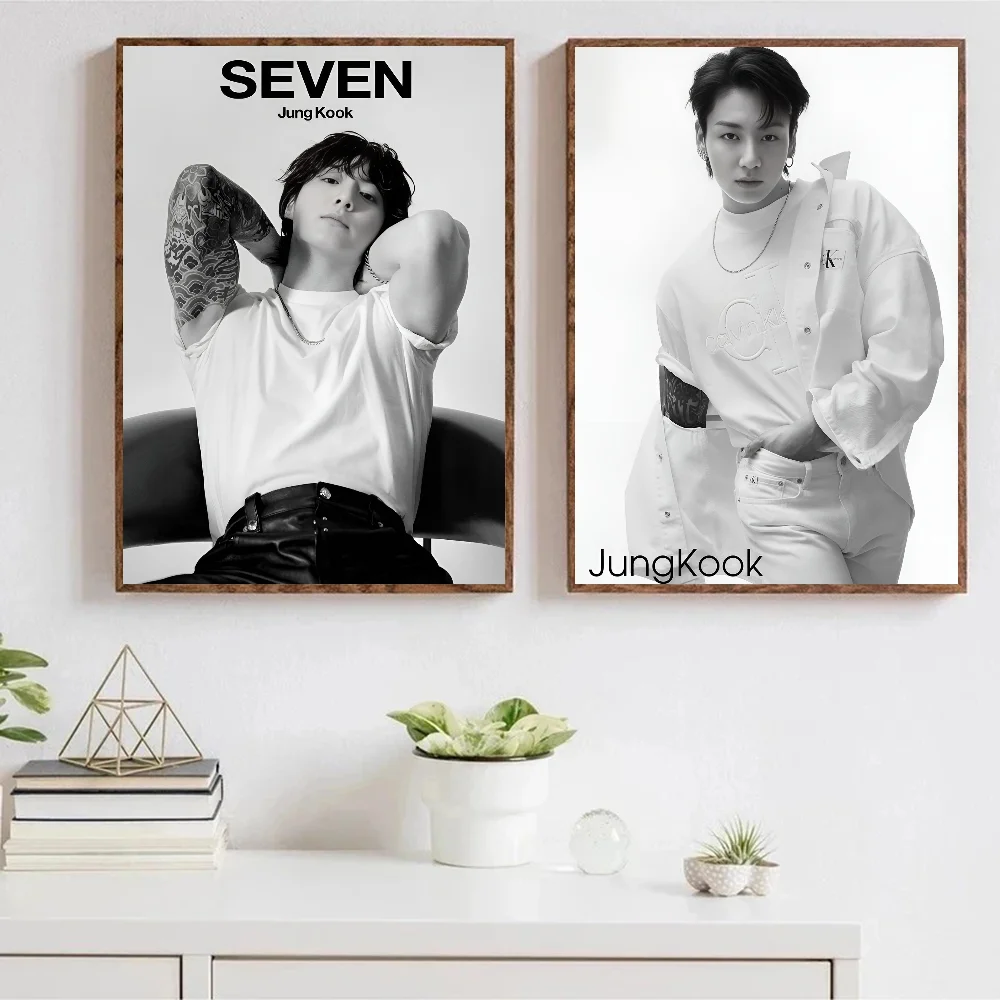 Современная поп-музыка идол певица J-JungkookS постер плакат наклейки художественные