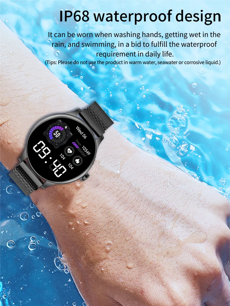 Смарт-часы SENBONO для мужчин и женщин водостойкие IP68 | Электроника