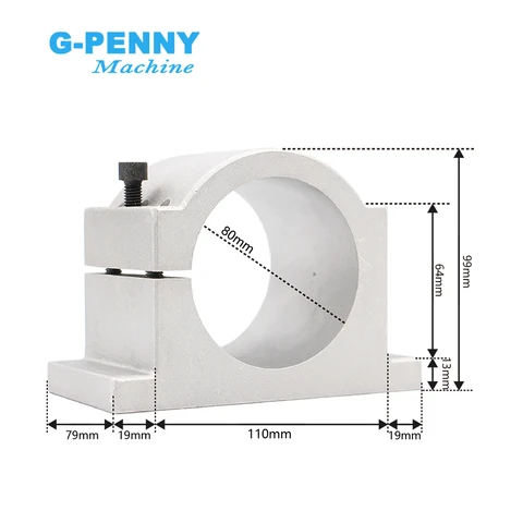 Комплект шпинделя G-PENNY 2,2 кВт ER20 с водяным охлаждением