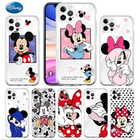cute mickey mouse cartoon case for apple iphone 13 pro 12 mini 11 pro xr x xs max 7 7s 8 plus 6 6s soft transparent phone coque