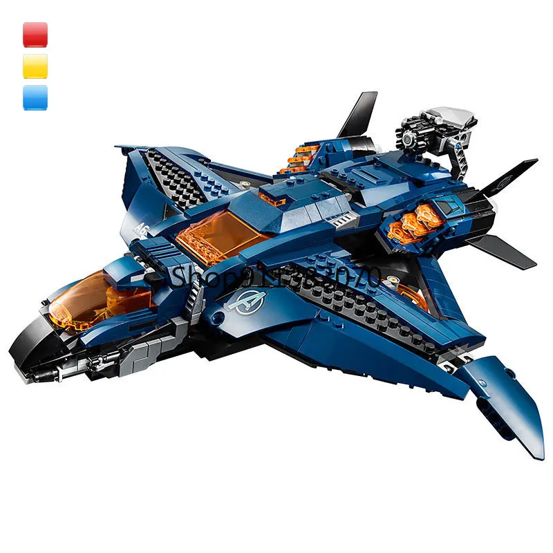 

07122 Endgame Ultimate Quinjet Building Blocks Set with Figures Compatible 76126 Model DIY Bricks Toys gift for Children