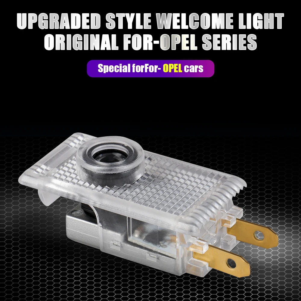

2pcs LED Car Door Logo Welcome Lamp Light Projector For Opel Astra j Insignia Astra g Corsa Zafira b Mokka Vivaro Meriva OPC etc