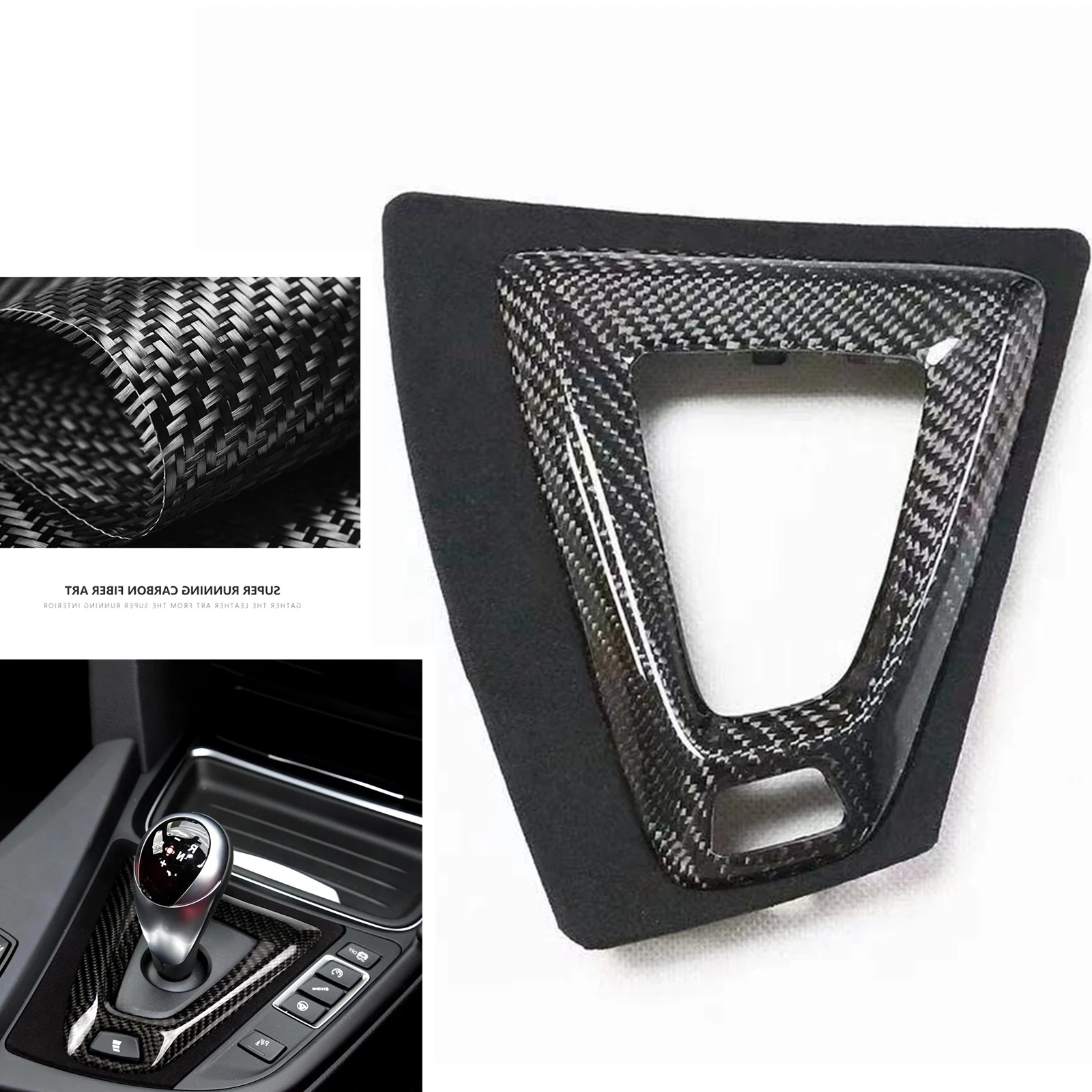 

Наклейка на панель автомобильной консоли переключения передач из углеродного волокна для BMW F80 M3/F82 M4/F83 M4/F85 X5M/F86 X6M