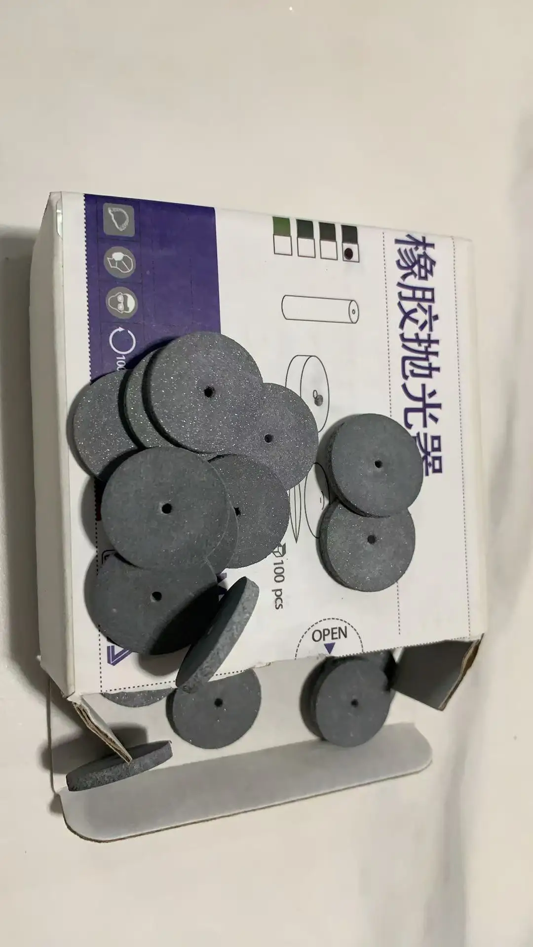 

Полировальные круги из силикона для зубов 100 шт.