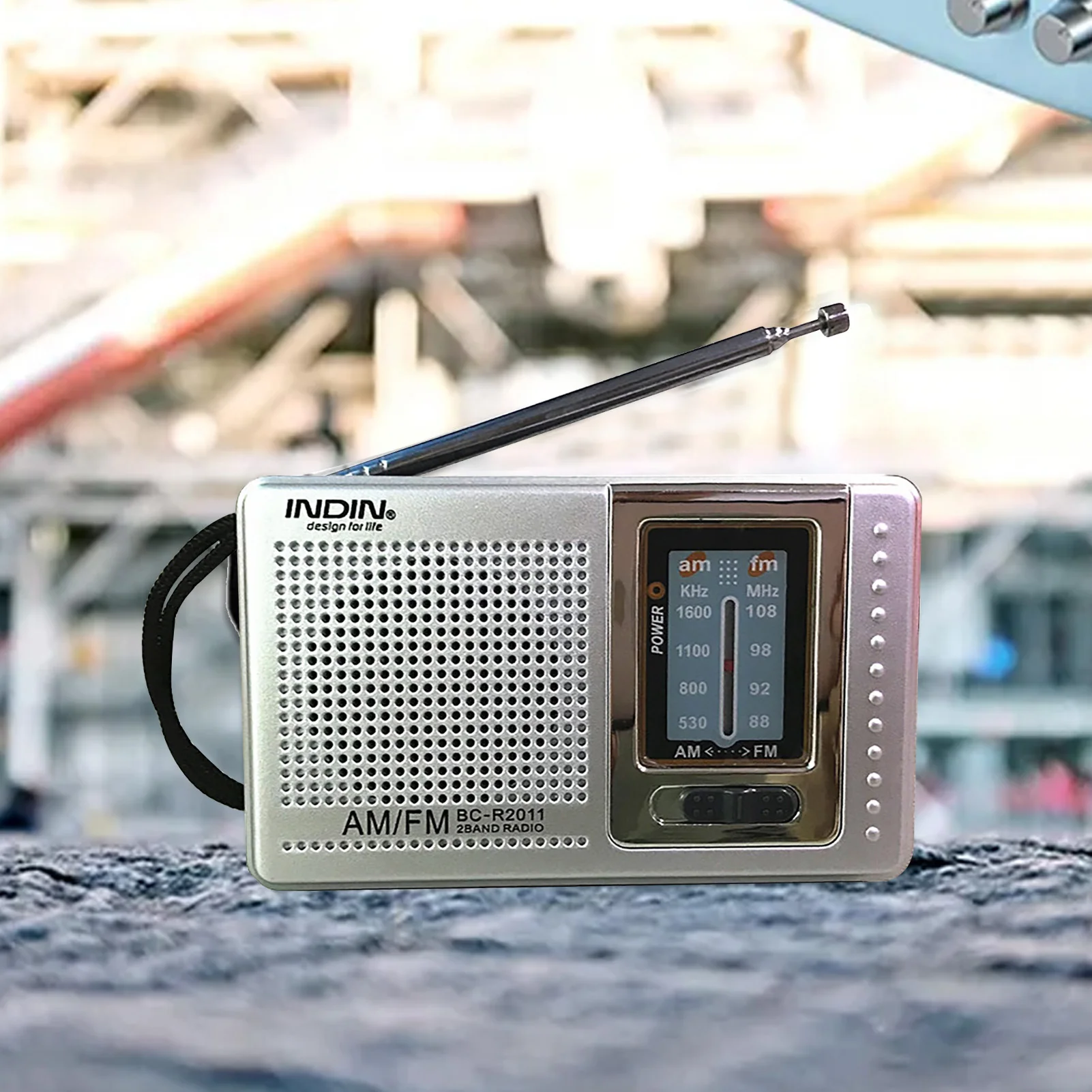 Карманное радио AM FM на батарейках ретро-радио с Built-in динамиком мощный прием