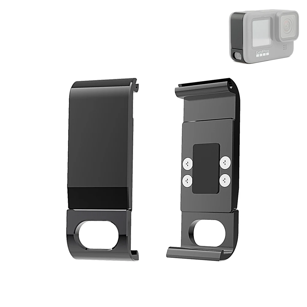 

Go Pro Accessories Metal Battery Side Interface Cover For GoPro HERO 9 Black No Need To Open Camera Case When Charginssss