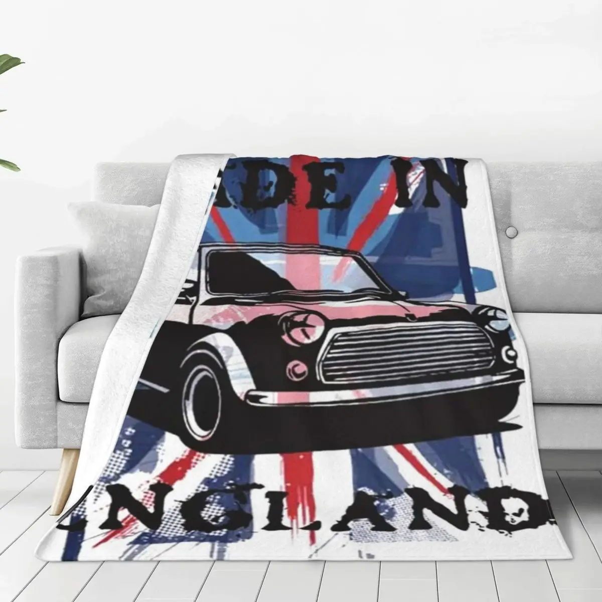 

Car Made In England Soft Flannel Throw Blanket for Couch Bed Warm Blanket Lightweight Blankets for Sofa Travel Blanket