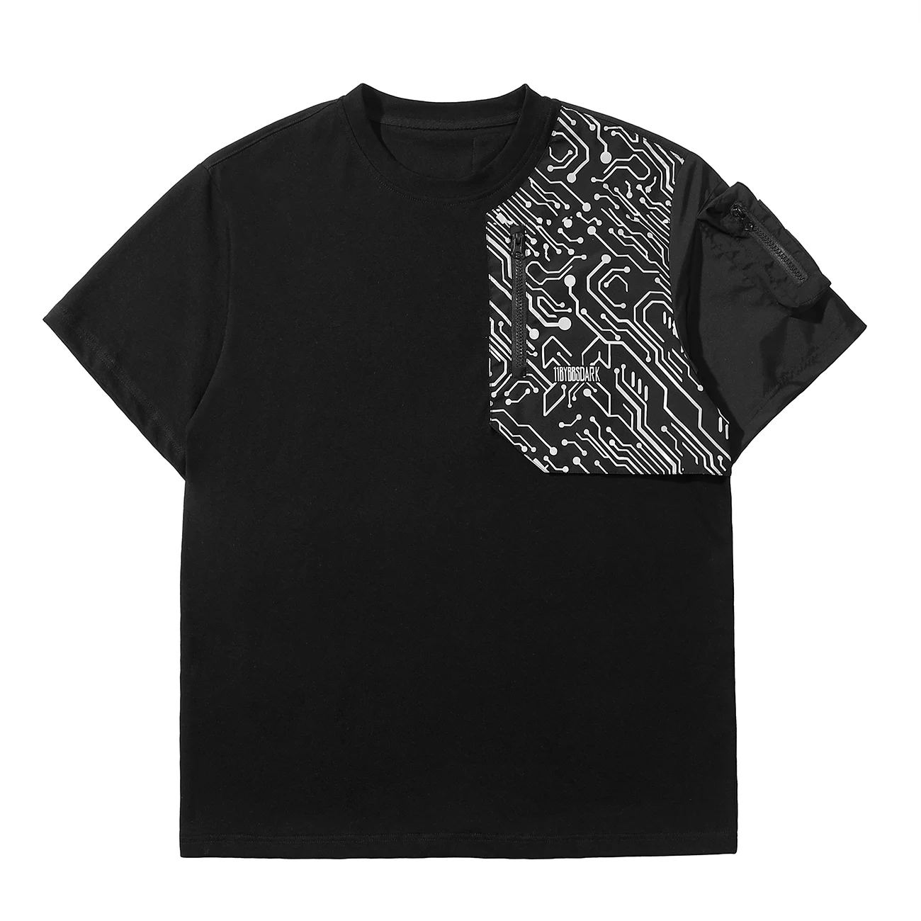 Футболка мужская с коротким рукавом функциональная уличная одежда в стиле