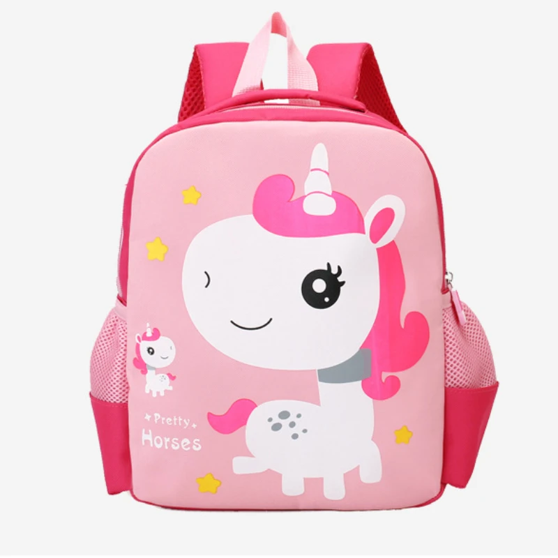 Children Cartoon Dinosaur Unicorn Backpacks New Girl Boy Anime Student School Bags In Kindergarten Baby Toddler Bag Popular Gift