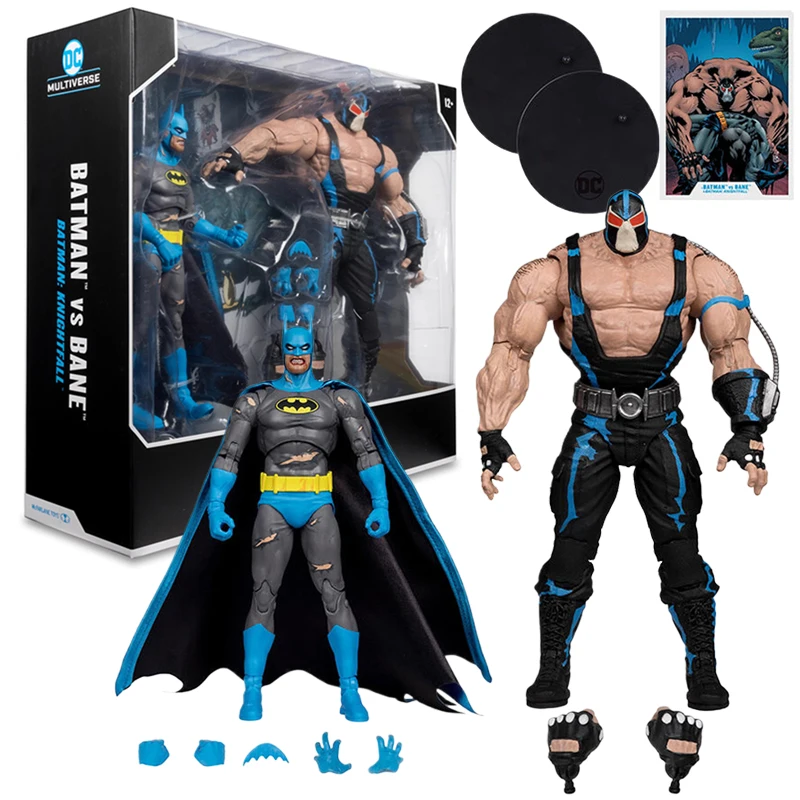 McFarlane Toys DC Multiverse Batman VS Bane Фигурка Аниме Бэтмен: Рыцарь Пады Подвижная фигурка