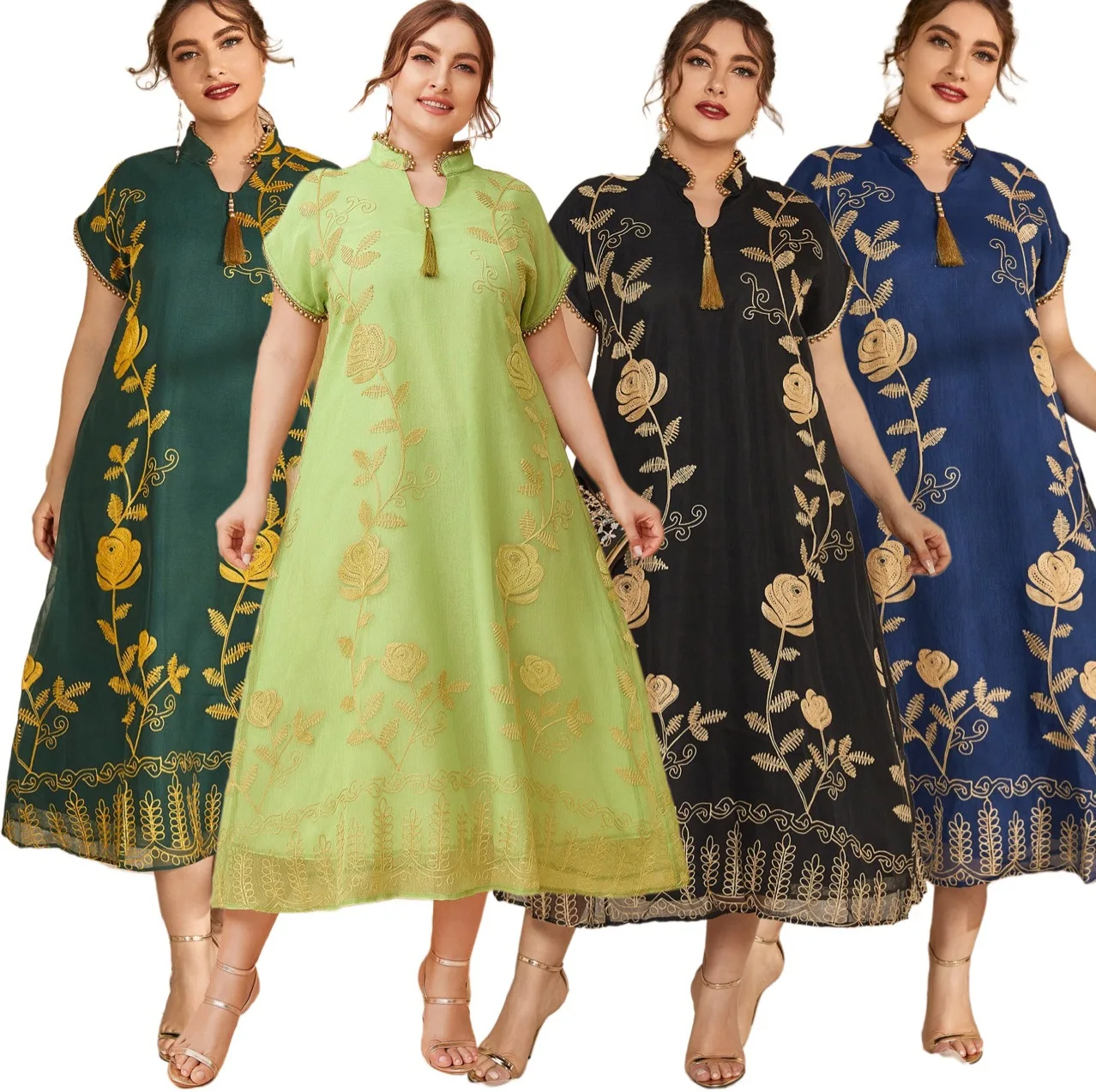 

arabic muslim dress femme kaftan islam clothing fashion abayas for women dubai 2022 robe