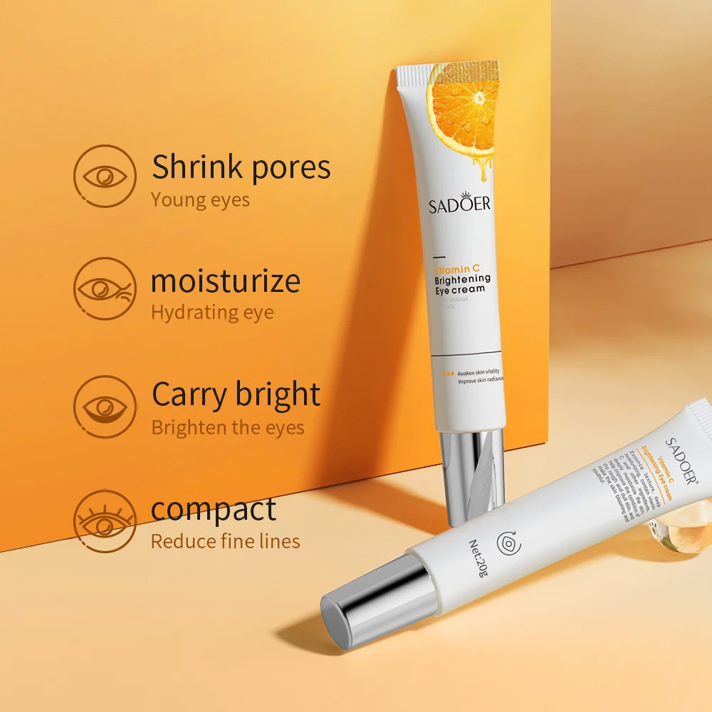 

Vitamin C Skincare Eye Cream Moisturizing Hydrating Brightening And Rejuvenating Eye Care Cream Repair Soothe Soften Improve