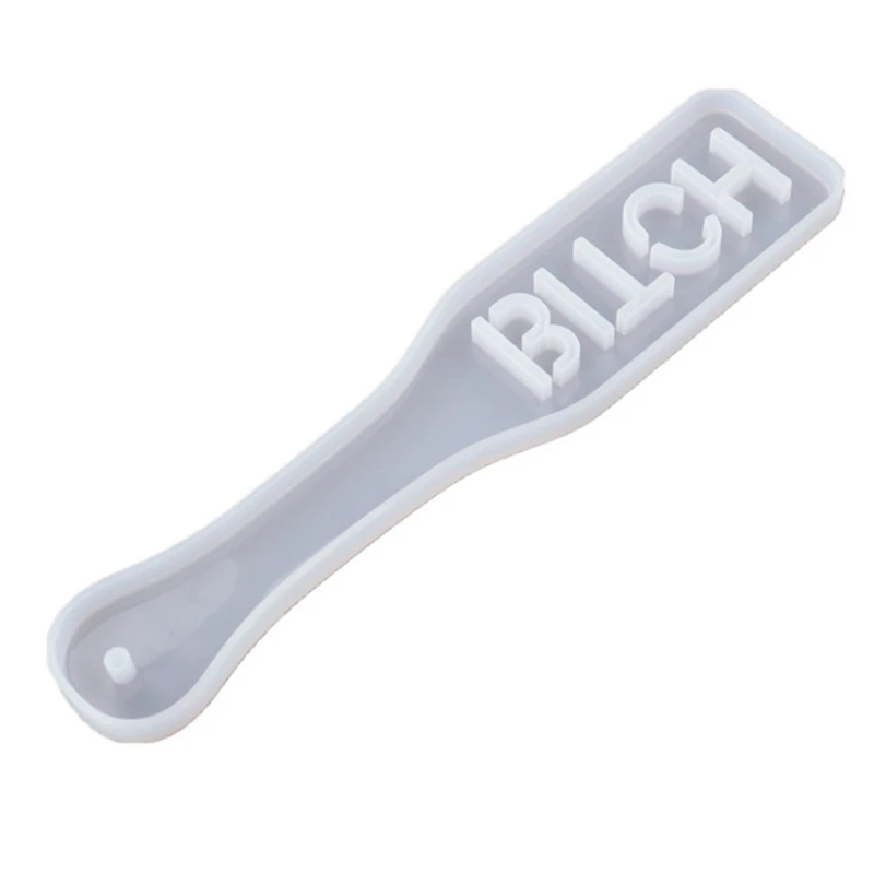 DIY кристаллическая форма для эпоксидной смолы ракетка зеркало силиконовая