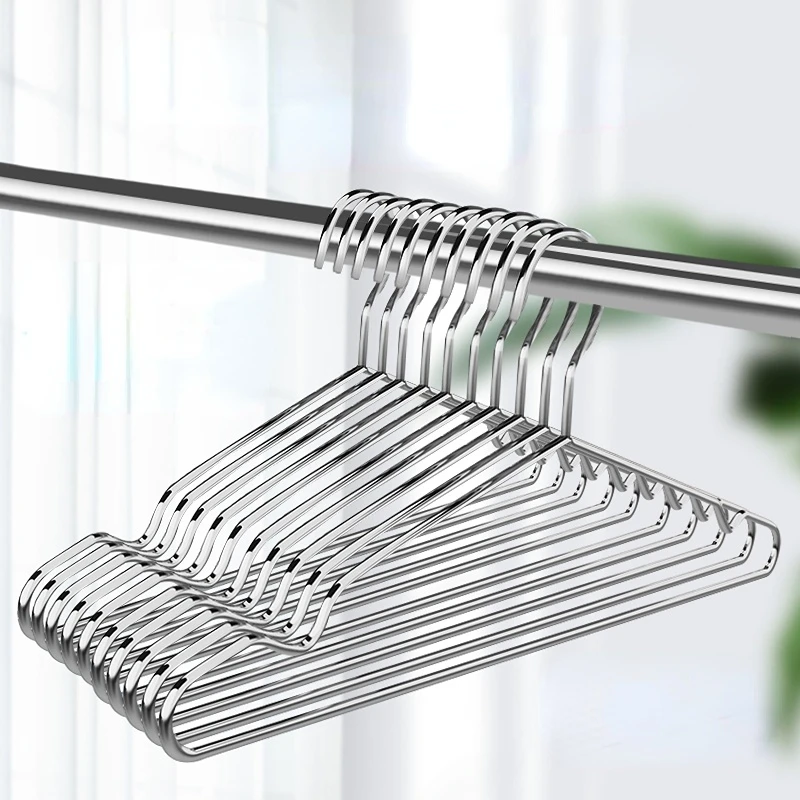 

5 шт., вешалка для одежды из нержавеющей стали, 40 см