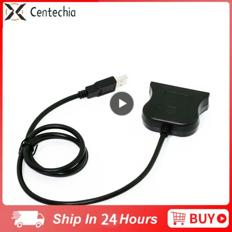 

Usb Interface Printer Cable Preservative Anti-rust 25-hole Parallel Cable Sturdy And Beautiful Fast Transmission Black