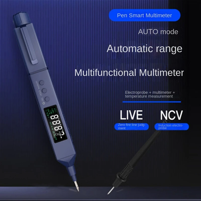 

Умный Многофункциональный мультиметр с автоматическим выбором диапазона, маленький портативный мультиметр