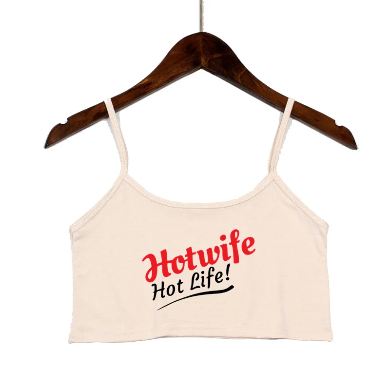 Женский топ Hot Life Letters Print