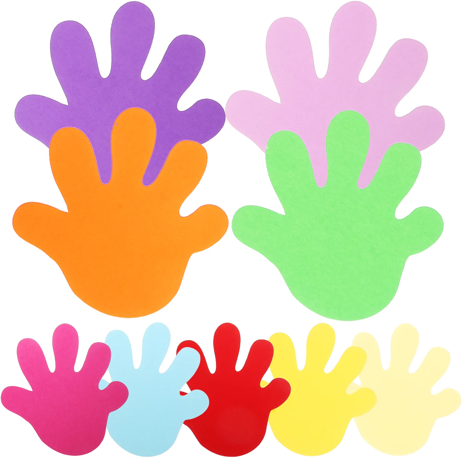 

50 Pcs Paper Cut Decorations Cartoon Shape Cutouts Colorful Ornaments Handwriting Decors Child Modeling