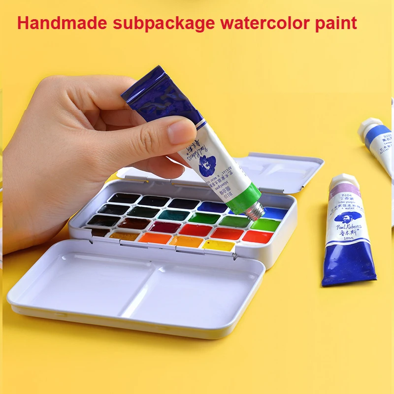 1mL 24 Colors watercolor paint subpackage Portable Mini Set Handmade Colour for HOLBEIN Vangogh Schmincke Paurubens Maimeri