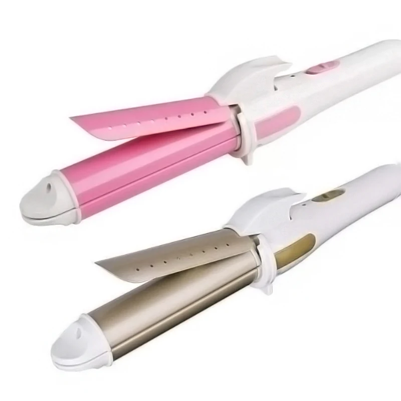 

Straight Curly Hair Styling Tools Wet and Dry Hair Curling Iron 2 In 1 Straightener Fast Heating Tourmaline Ceramic Hair Curler