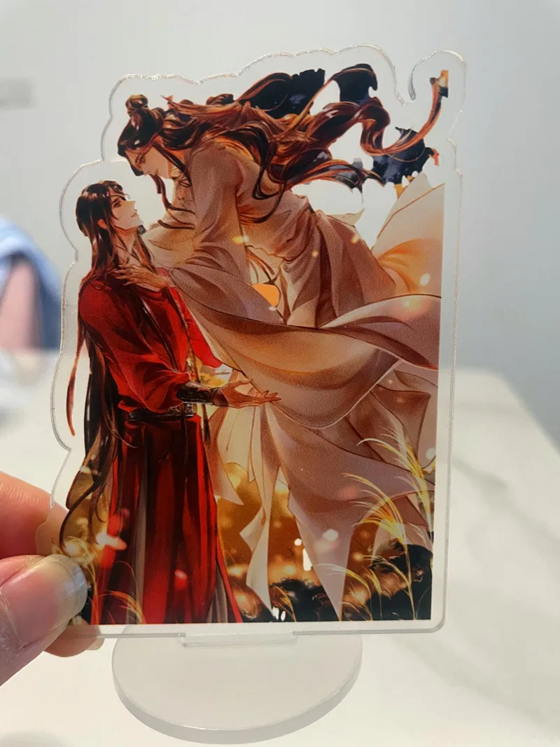 10 см модель Tian Guan Ci Fu фигурка на акриловой подставке Аниме Небесный официальный