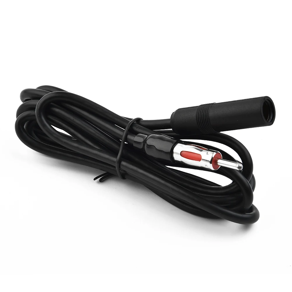 

Antenna Cable Black Car Cord Male to Female Universal Auto Durable High Quality
