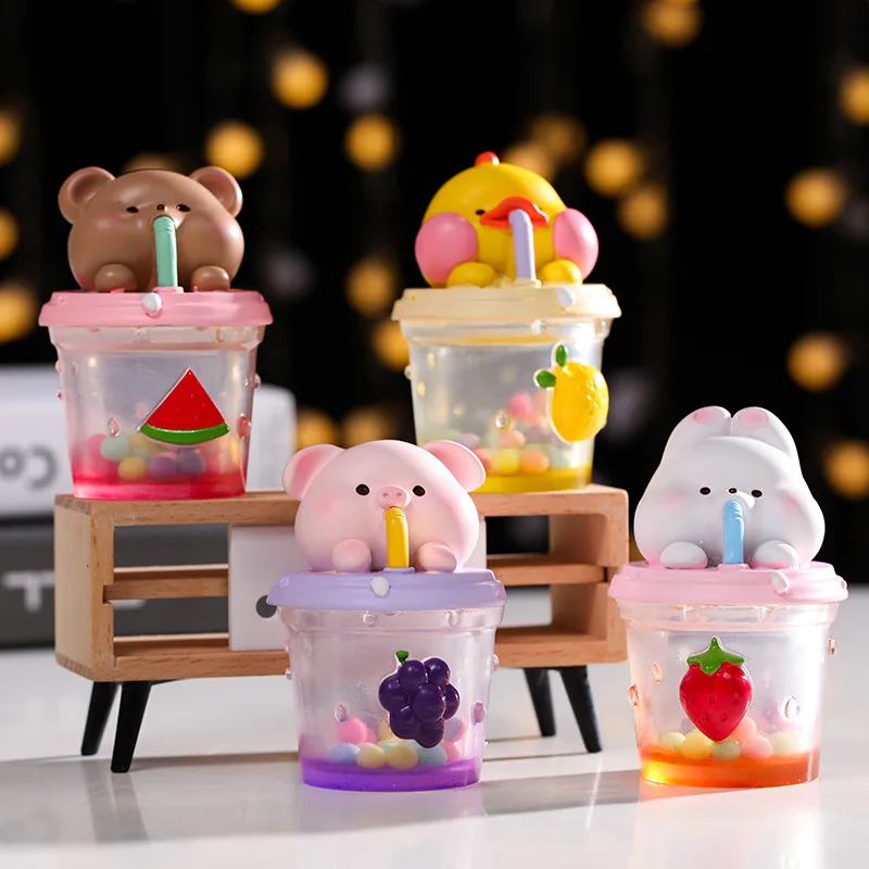 

Fruit Colorful Creative Animal Small Ornaments Cartoon Cute Cute Thing Hand Office Boy Girl Birthday Gift Toys
