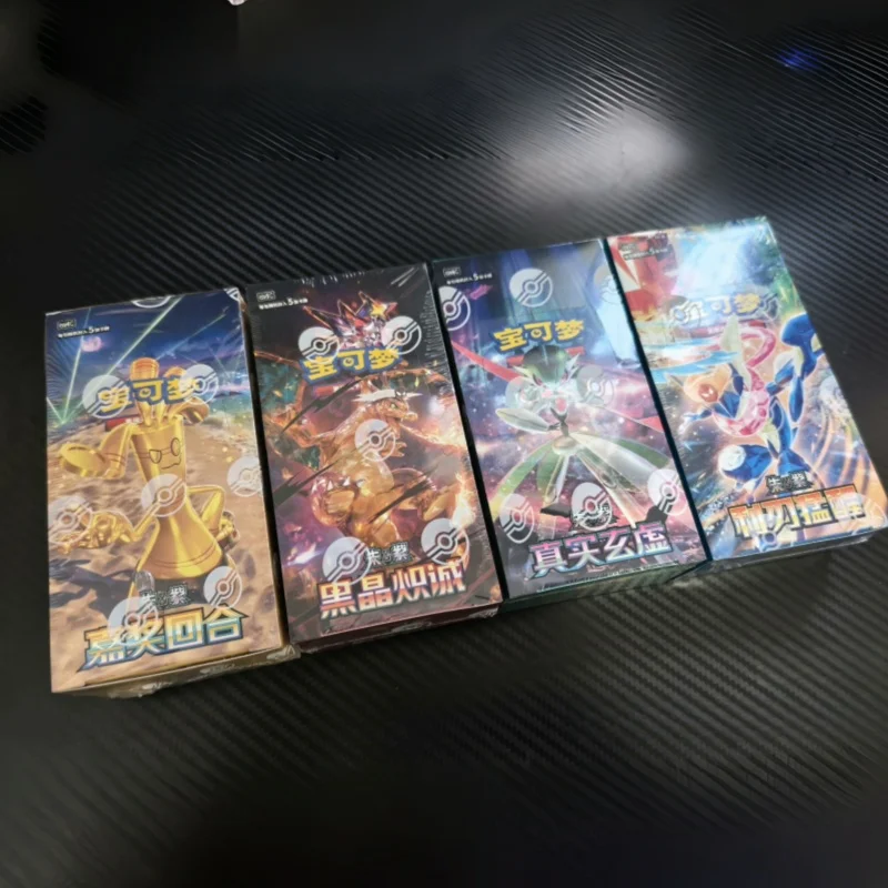 Фото В наличии Оригинальная коллекционная карта PTCG Pokémon (упрощенная китайская версия CIMC) серии Purple Zhu для битвы и коллекционирования, подарок на день рождения №2