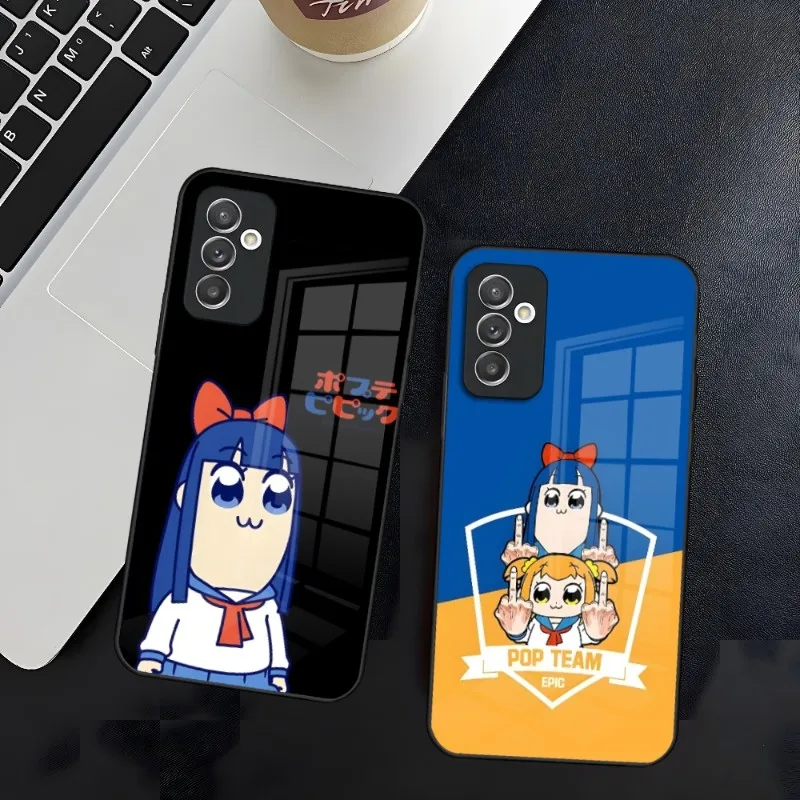 Чехол для телефона POP Team Epic PIPI аниме для Samsung A13 A72 A71 A70 A54 A52 A51 A50 A42 A40 A20 A14 A12 A34 A33 A32 A31 A30 A22 A21