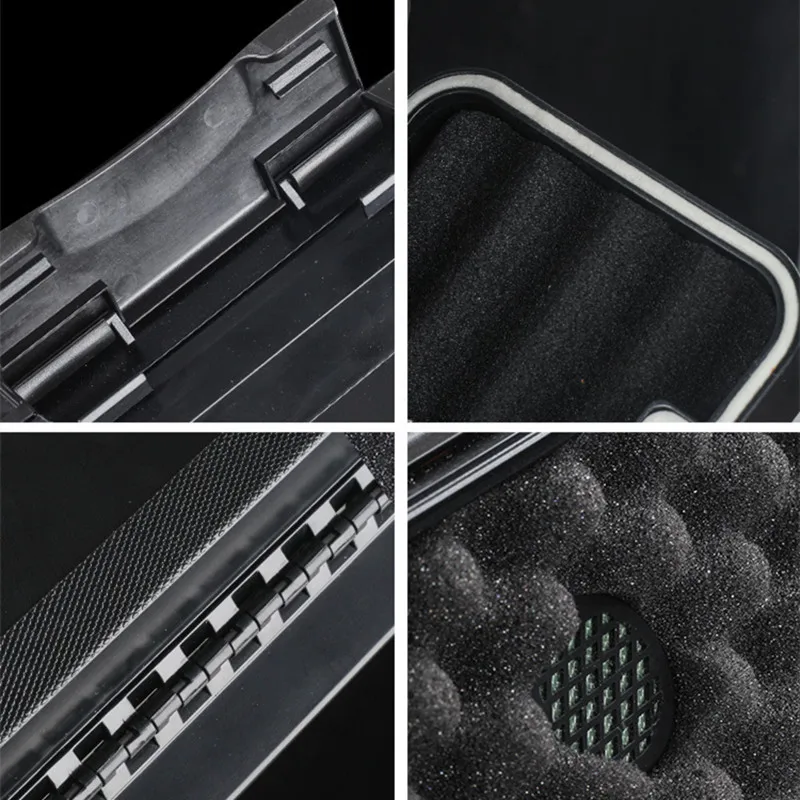 Пластиковый дорожный хьюмидор для сигар-водонепроницаемый пыленепроницаемый