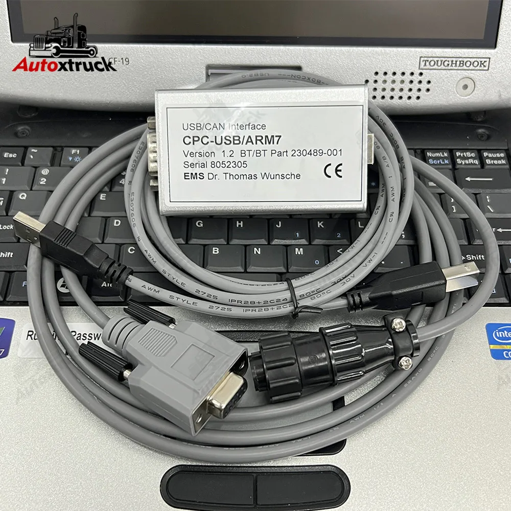 

Диагностический сканер для Toyotabt, интерфейс USB ARM7 BT, совместим с Toyota BT с ноутбуком CF19