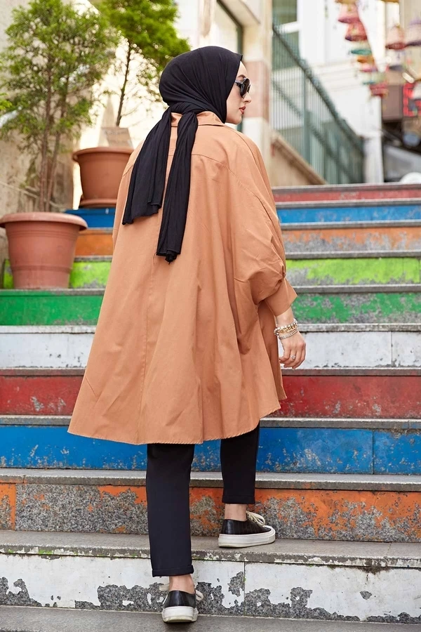 Ladies Temporary Shed Tunic Summer Spring 2021 ladies muslim clothes shirt for woman blouse casual long sleeve