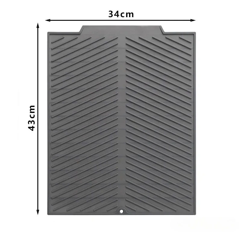 

1 шт., силиконовый сливной коврик, сушильный коврик, кастрюли, коврик для слива посуды для кухонной посуды, нескользящие ковр...